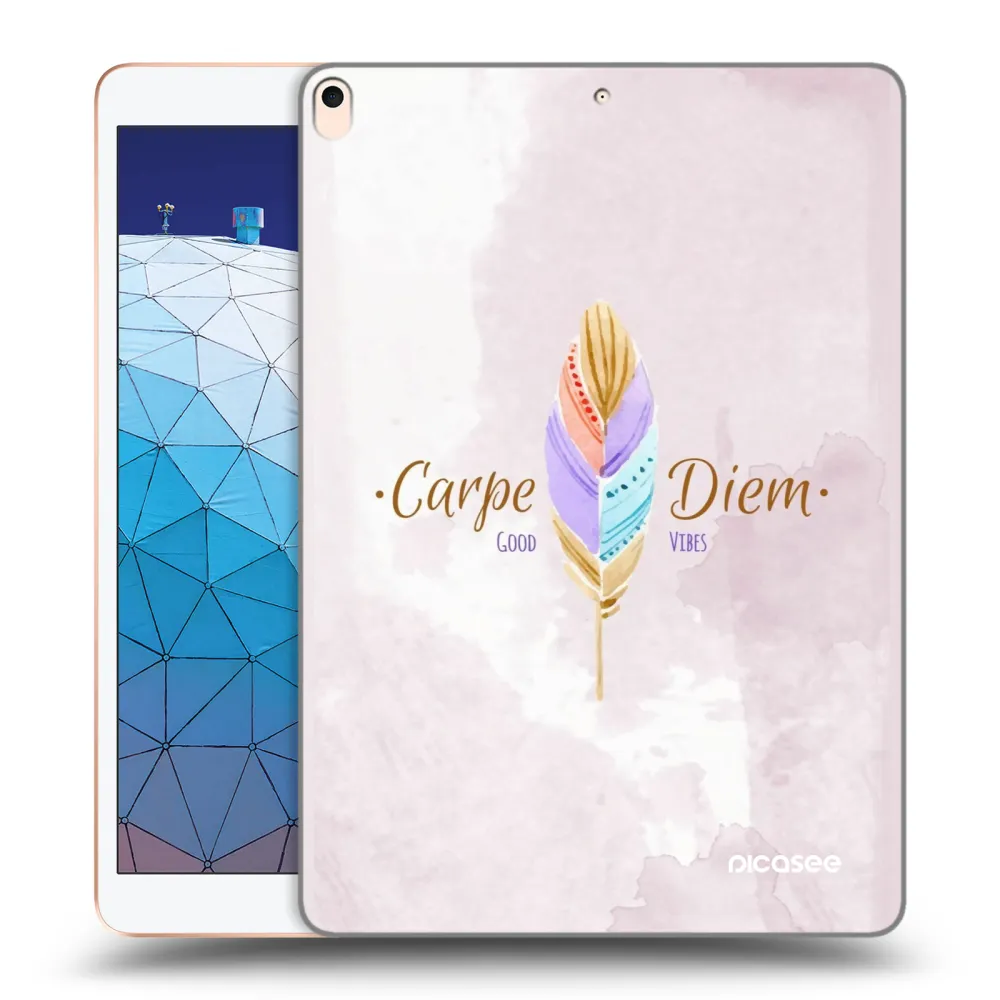Picasee διαφανής θήκη σιλικόνης Apple iPad Air 10.5" 2019 (3.gen) - Carpe Diem