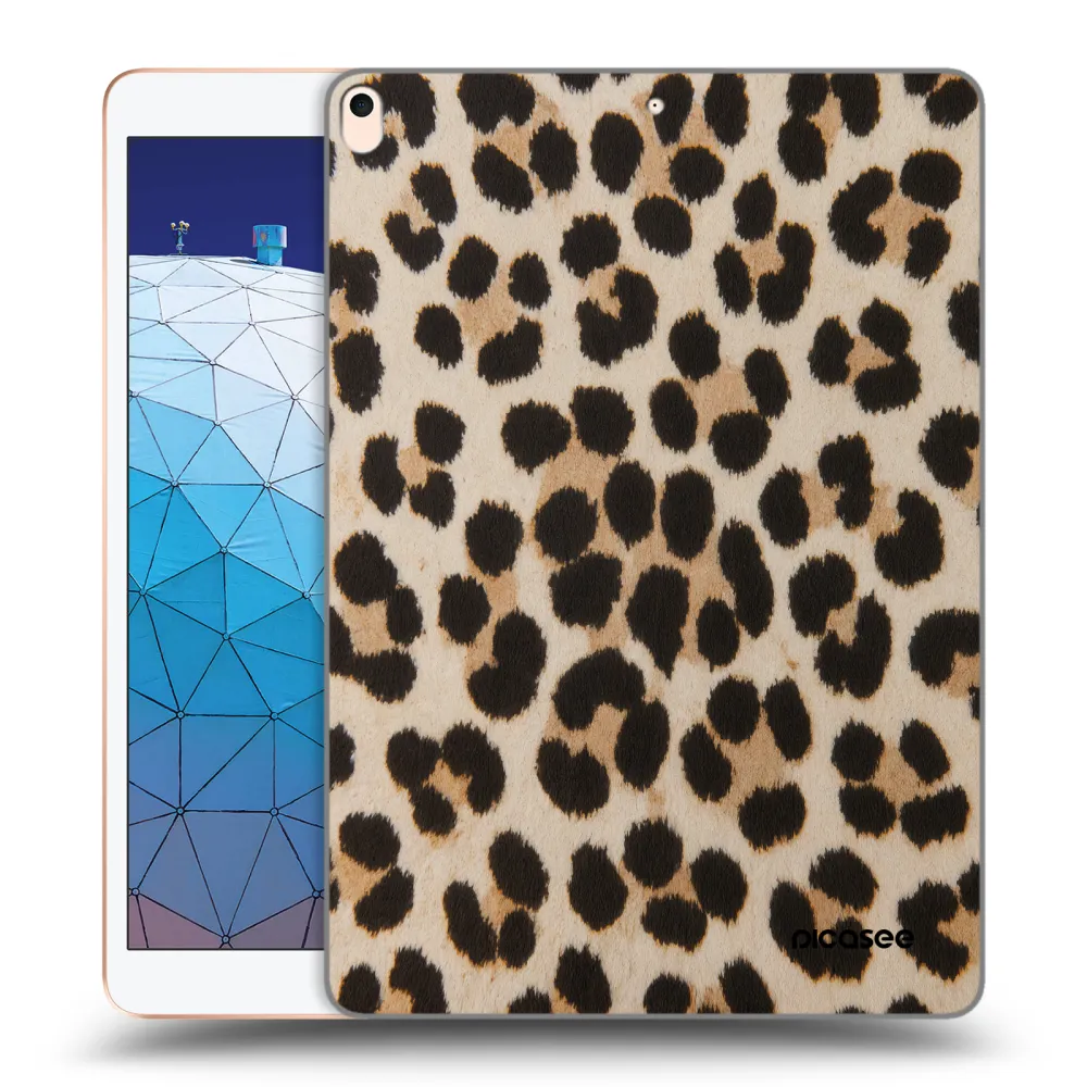 Picasee διαφανής θήκη σιλικόνης Apple iPad Air 10.5" 2019 (3.gen) - Brown Tiger