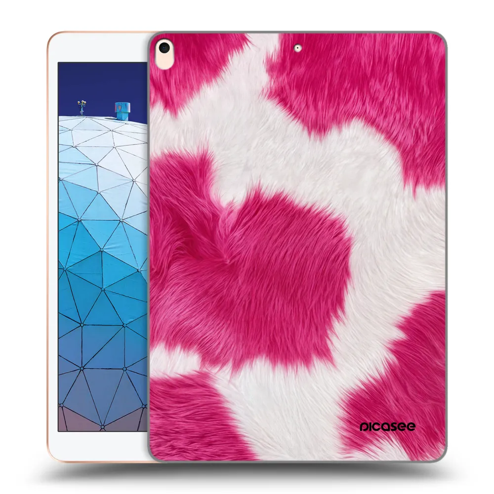 Picasee διαφανής θήκη σιλικόνης Apple iPad Air 10.5" 2019 (3.gen) - Pink Moo