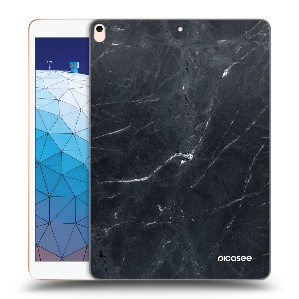 Picasee διαφανής θήκη σιλικόνης Apple iPad Air 10.5" 2019 (3.gen) - Black marble