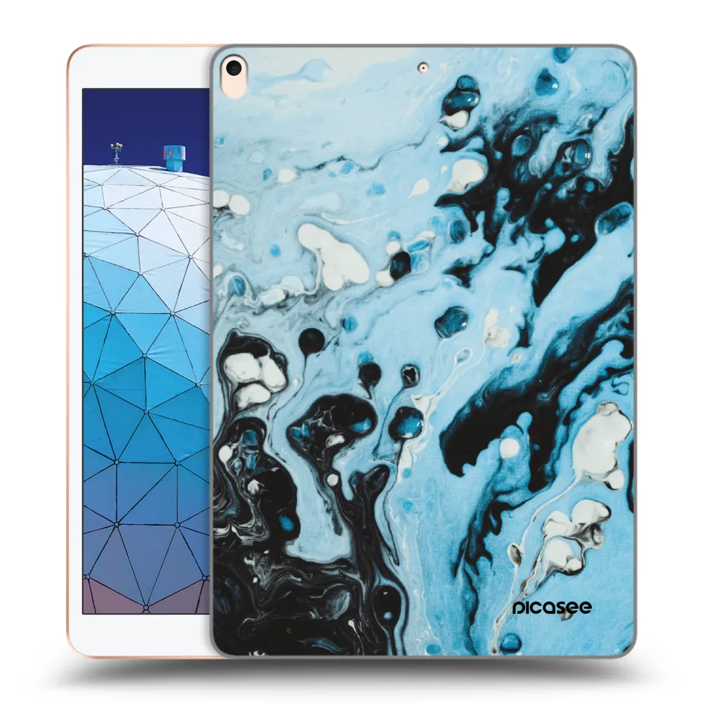 Picasee διαφανής θήκη σιλικόνης Apple iPad Air 10.5" 2019 (3.gen) - Organic blue