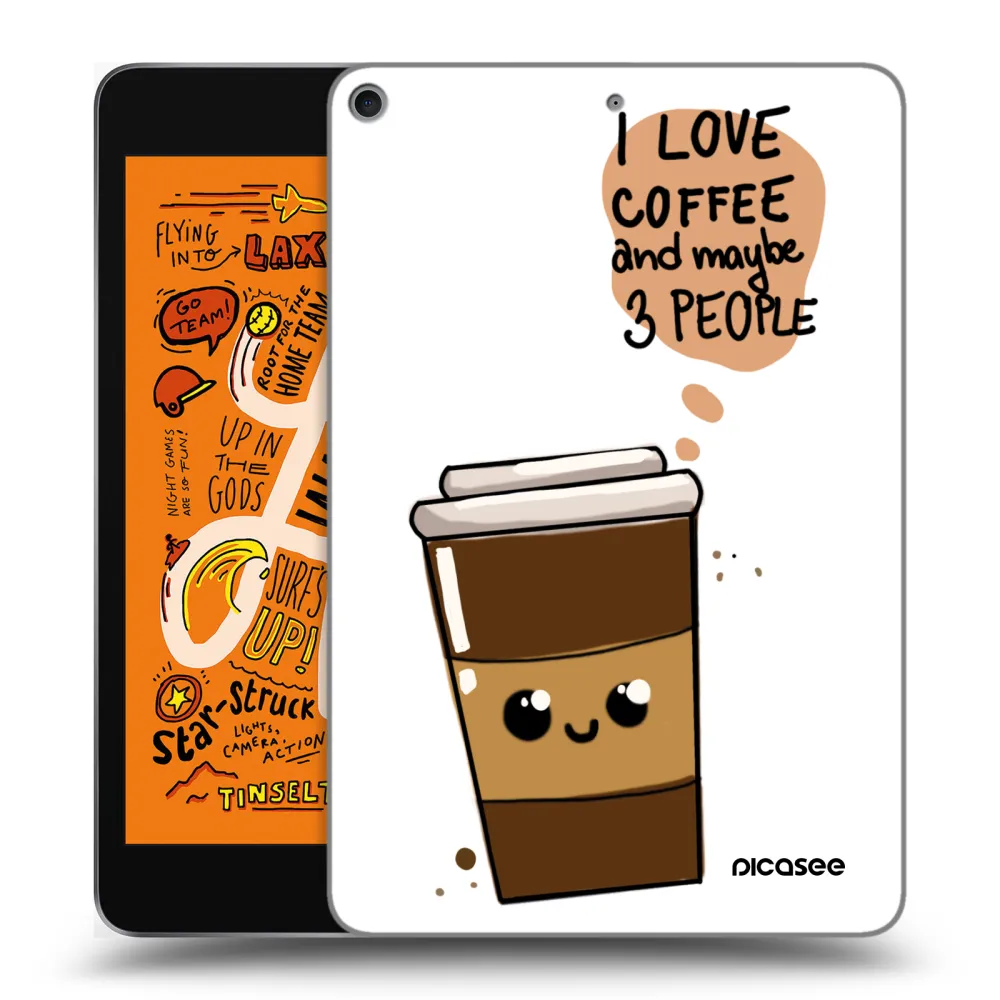 Picasee διαφανής θήκη σιλικόνης Apple iPad mini 2019 (5. gen) - Cute coffee