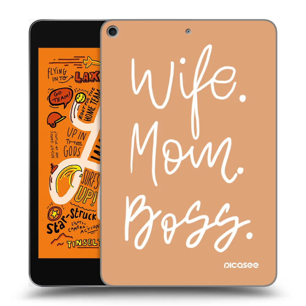 Picasee διαφανής θήκη σιλικόνης Apple iPad mini 2019 (5. gen) - Boss Mama