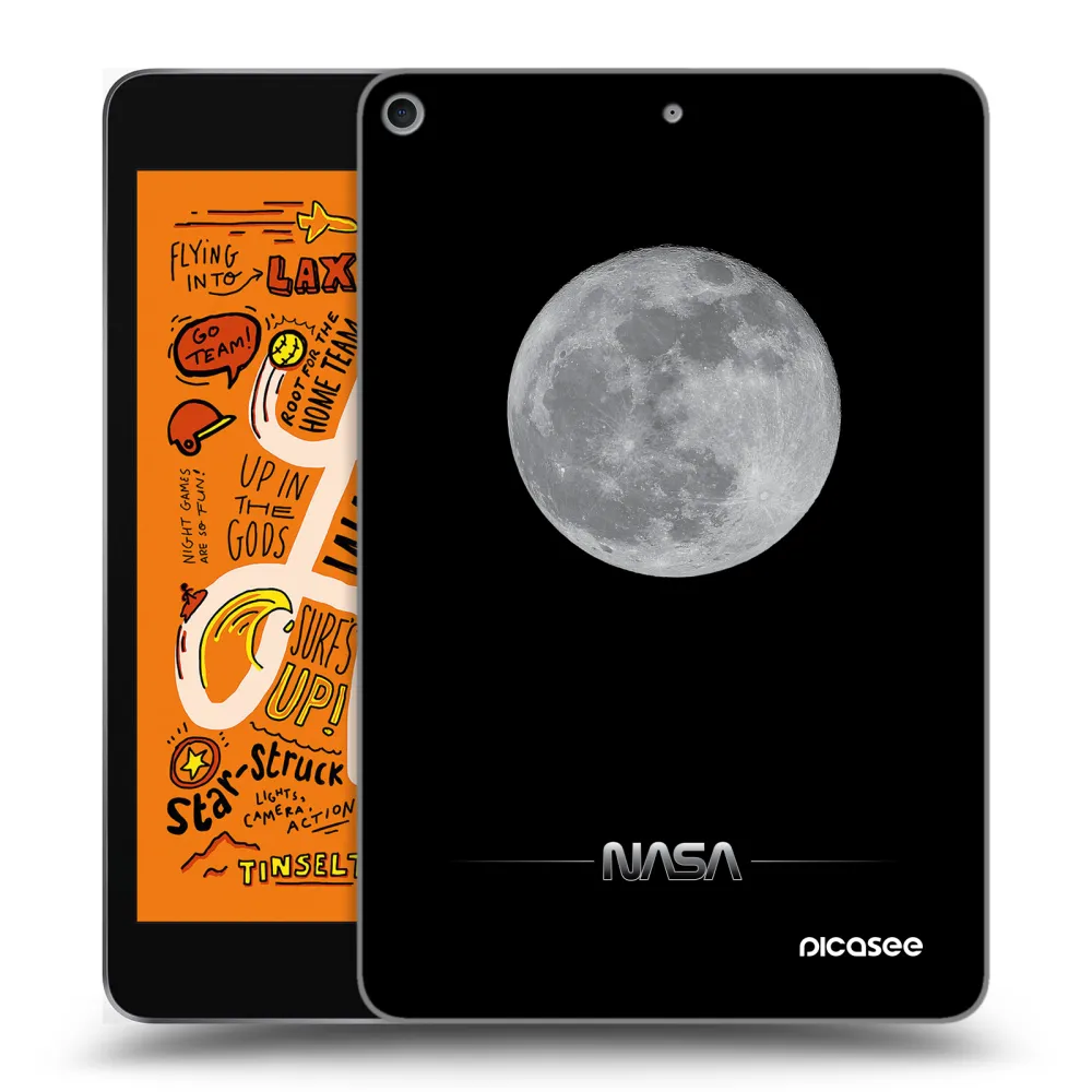 Picasee διαφανής θήκη σιλικόνης Apple iPad mini 2019 (5. gen) - Moon Minimal