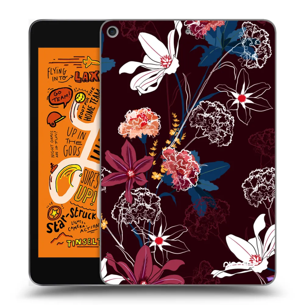 Picasee διαφανής θήκη σιλικόνης Apple iPad mini 2019 (5. gen) - Dark Meadow
