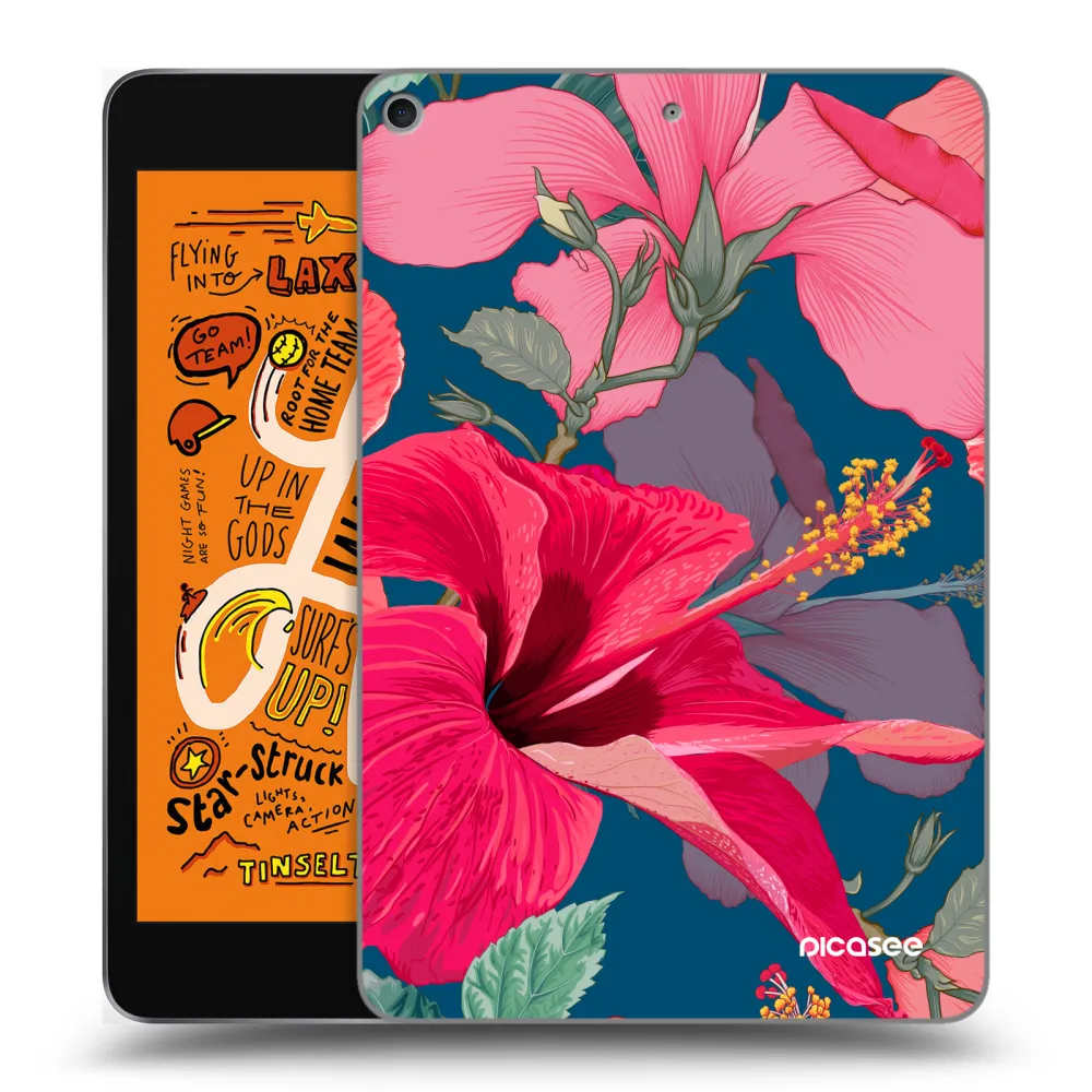 Picasee διαφανής θήκη σιλικόνης Apple iPad mini 2019 (5. gen) - Hibiscus