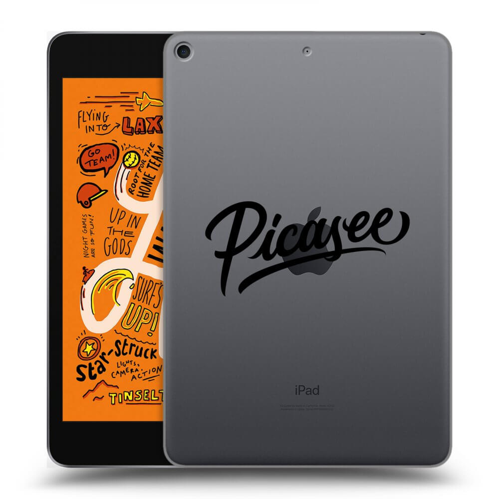 Picasee διαφανής θήκη σιλικόνης Apple iPad mini 2019 (5. gen) - Picasee - old logo - black
