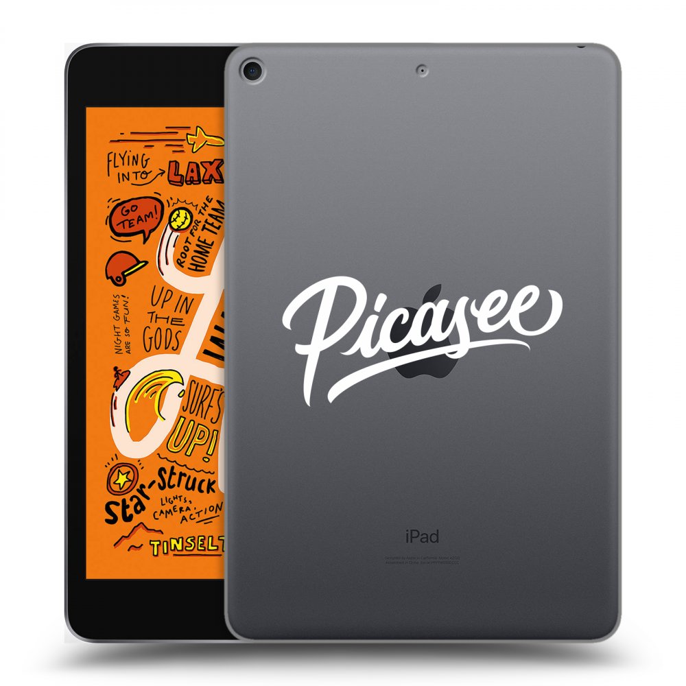 Picasee διαφανής θήκη σιλικόνης Apple iPad mini 2019 (5. gen) - Picasee - old logo - white