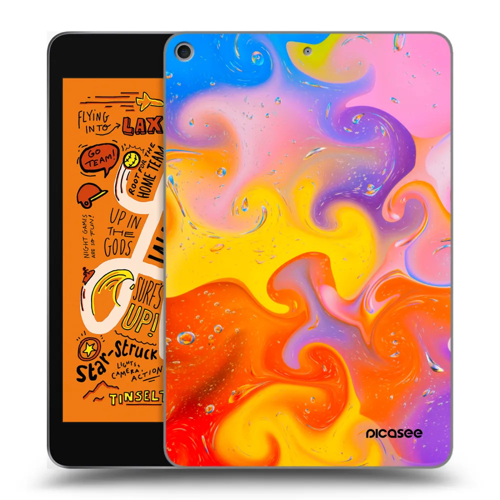 Picasee διαφανής θήκη σιλικόνης Apple iPad mini 2019 (5. gen) - Bubbles