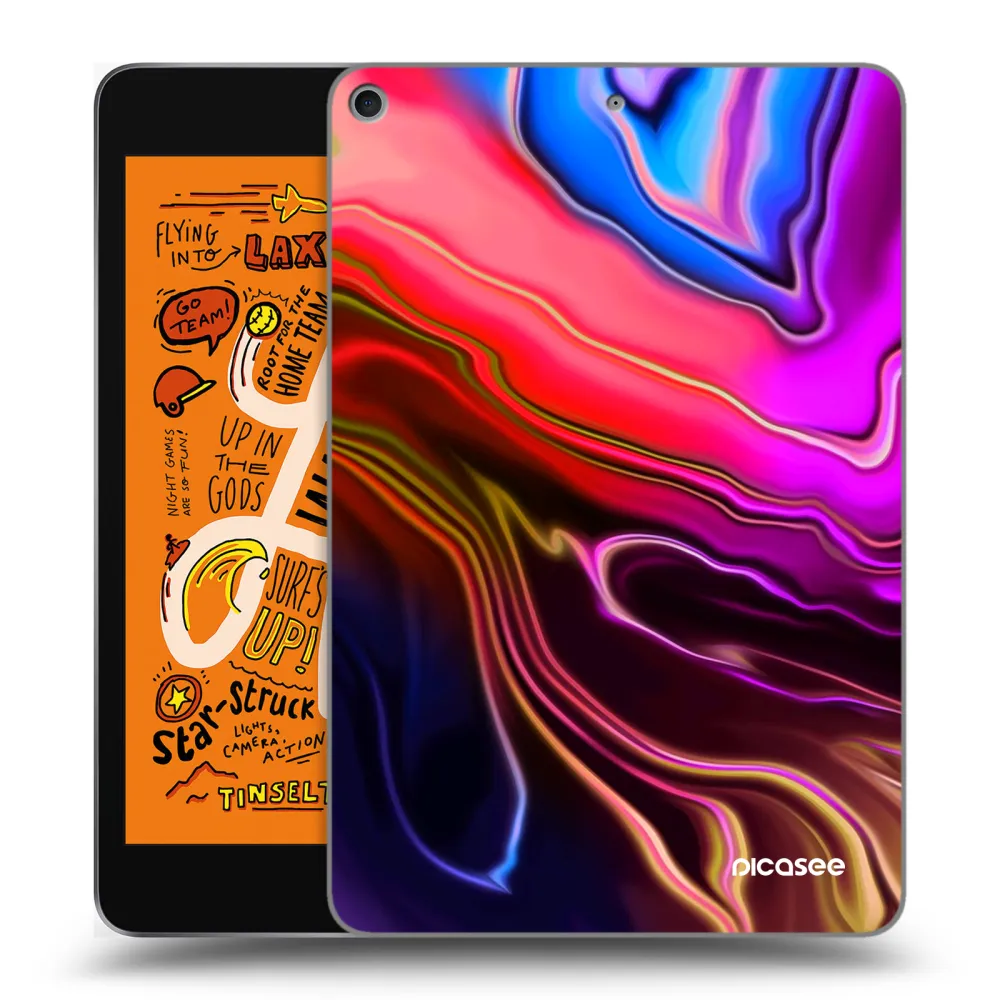 Picasee διαφανής θήκη σιλικόνης Apple iPad mini 2019 (5. gen) - Electric