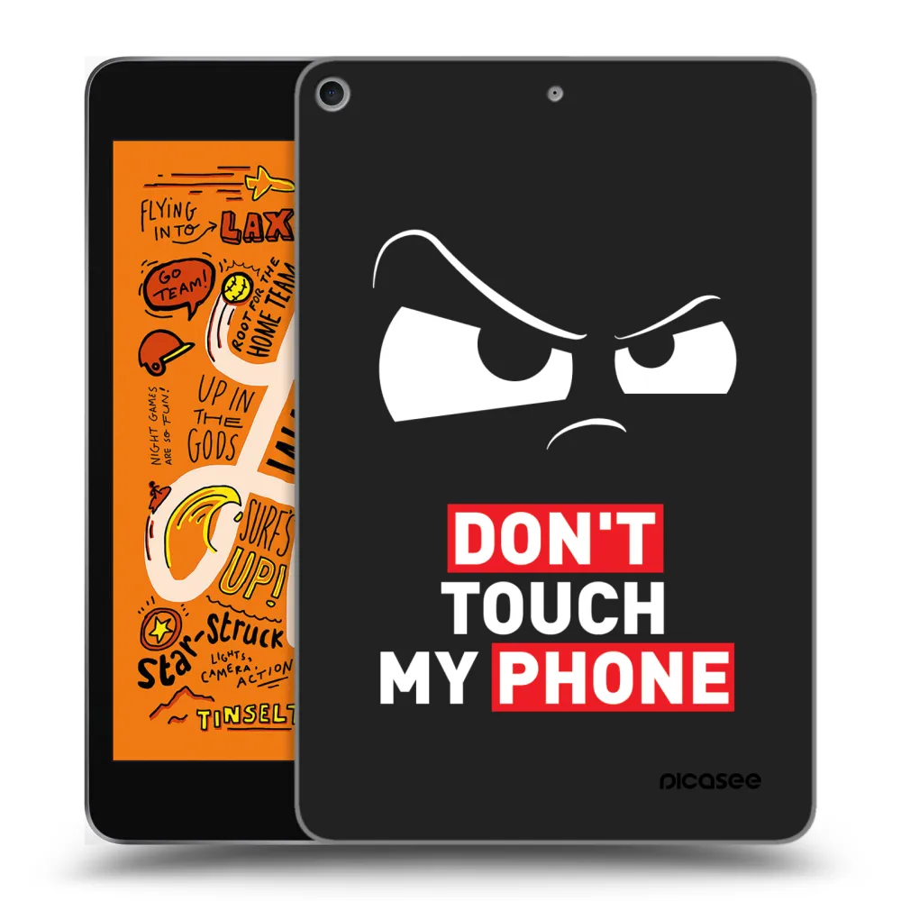 Picasee Μαύρη θήκη σιλικόνης για Apple iPad mini 2019 (5. gen) - Cloudy Eye - Transparent