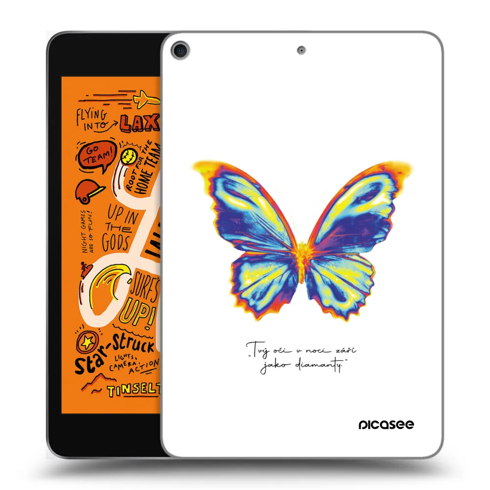 Picasee διαφανής θήκη σιλικόνης Apple iPad mini 2019 (5. gen) - Diamanty White