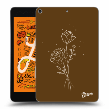 Θήκη για Apple iPad mini 2019 (5. gen) - Brown flowers
