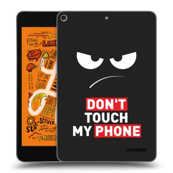 Picasee Μαύρη θήκη σιλικόνης για Apple iPad mini 2019 (5. gen) - Angry Eyes - Transparent