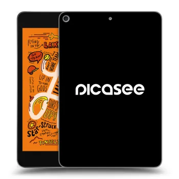 Picasee Μαύρη θήκη σιλικόνης για Apple iPad mini 2019 (5. gen) - Picasee - new logo - white