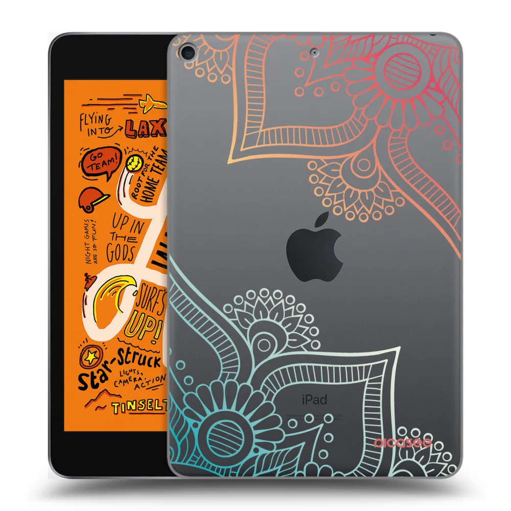 Picasee διαφανής θήκη σιλικόνης Apple iPad mini 2019 (5. gen) - Flowers pattern