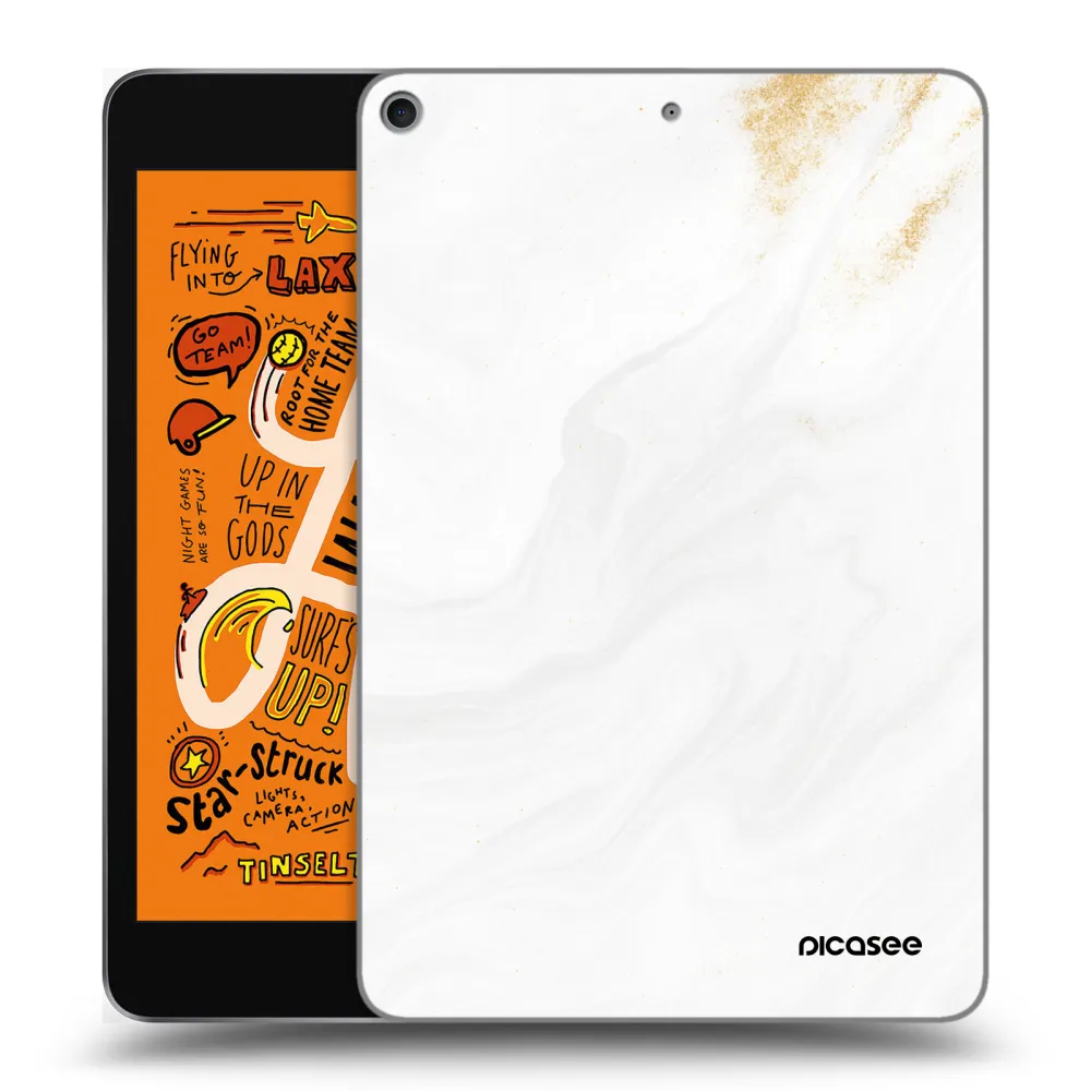 Picasee διαφανής θήκη σιλικόνης Apple iPad mini 2019 (5. gen) - White
