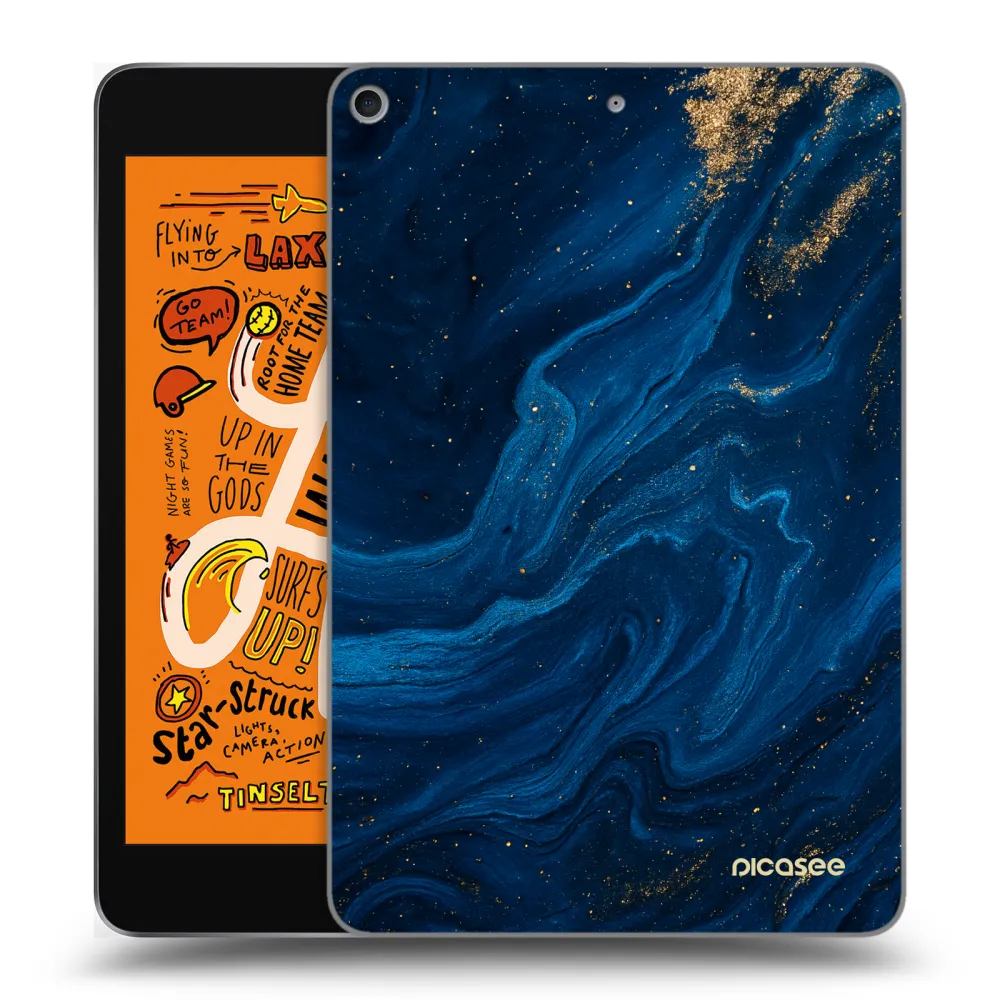 Picasee διαφανής θήκη σιλικόνης Apple iPad mini 2019 (5. gen) - Blue