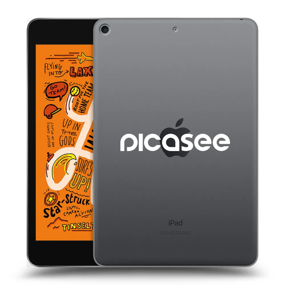 Picasee διαφανής θήκη σιλικόνης Apple iPad mini 2019 (5. gen) - Picasee - new logo - white
