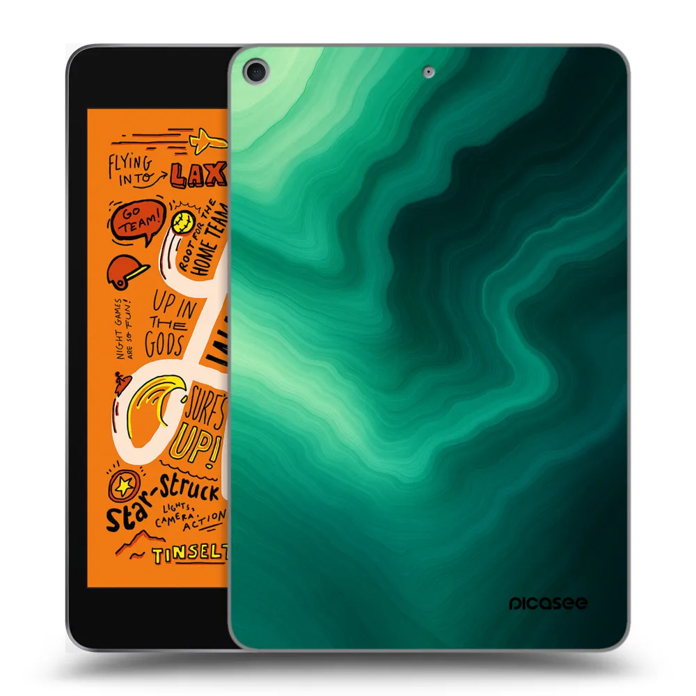 Picasee διαφανής θήκη σιλικόνης Apple iPad mini 2019 (5. gen) - Malachite