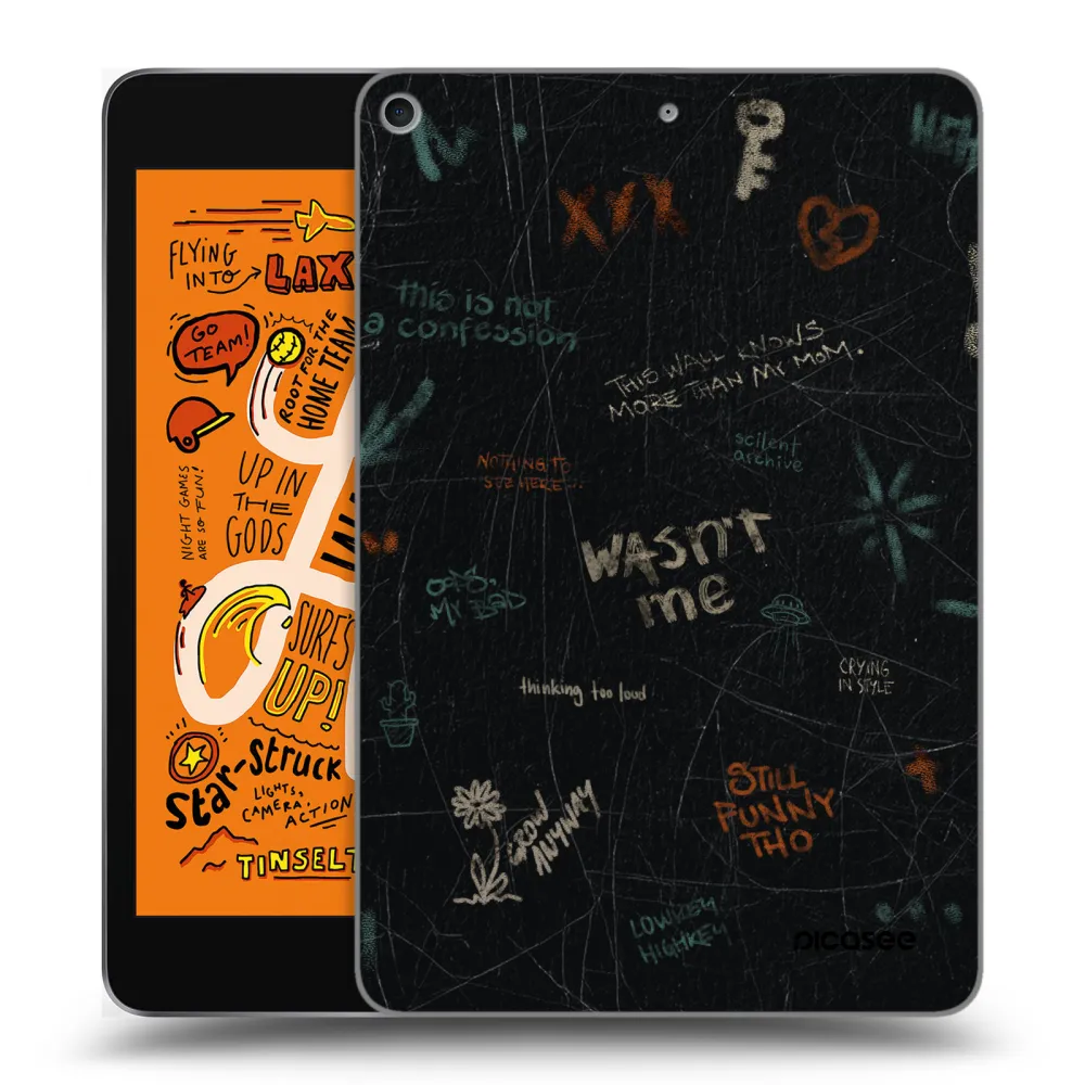 Picasee διαφανής θήκη σιλικόνης Apple iPad mini 2019 (5. gen) - CONFESSION