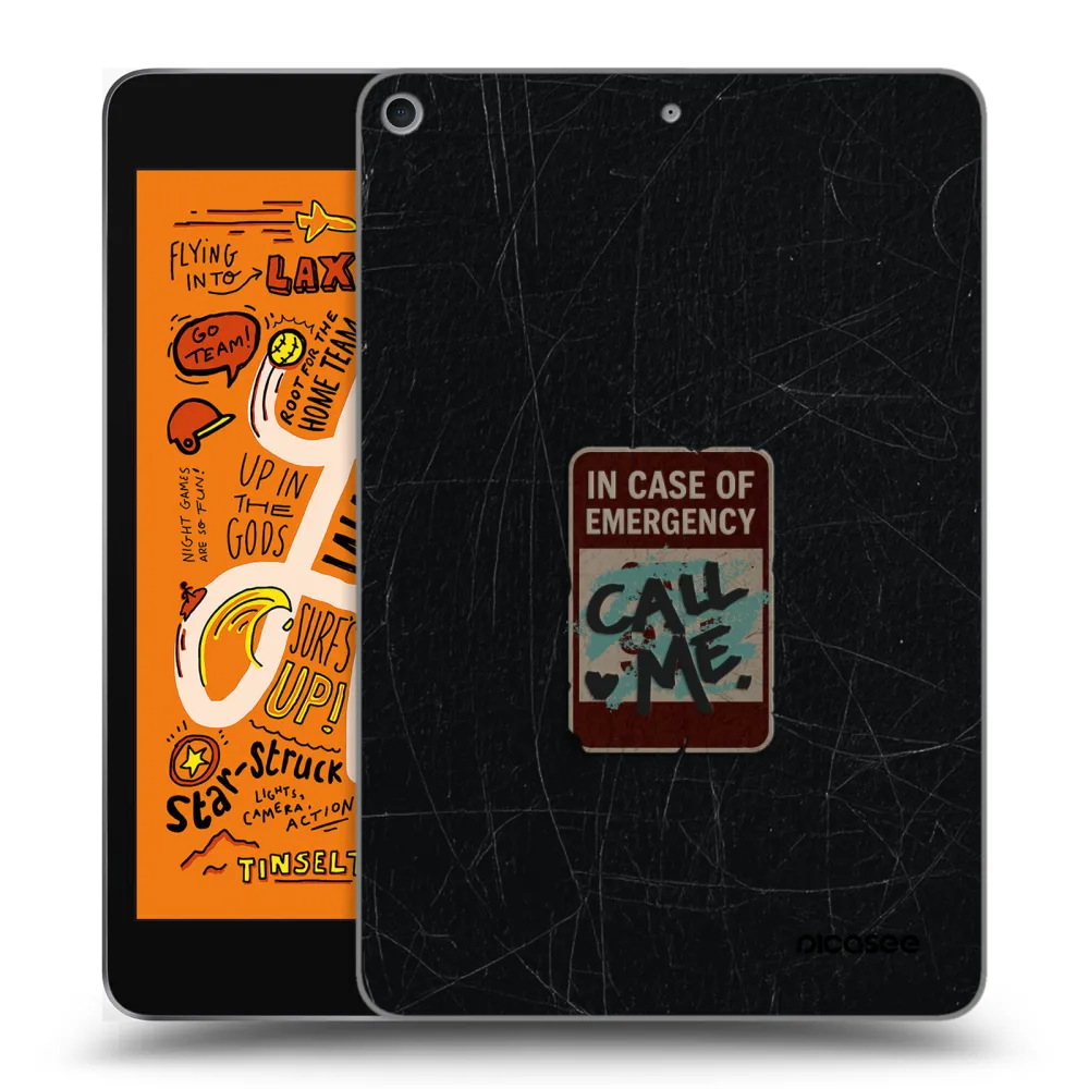 Picasee διαφανής θήκη σιλικόνης Apple iPad mini 2019 (5. gen) - EMERGENCY