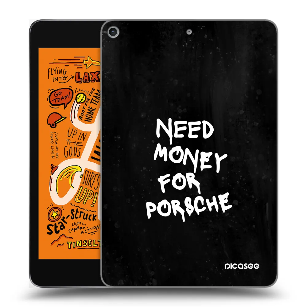 Picasee διαφανής θήκη σιλικόνης Apple iPad mini 2019 (5. gen) - Black Dollar