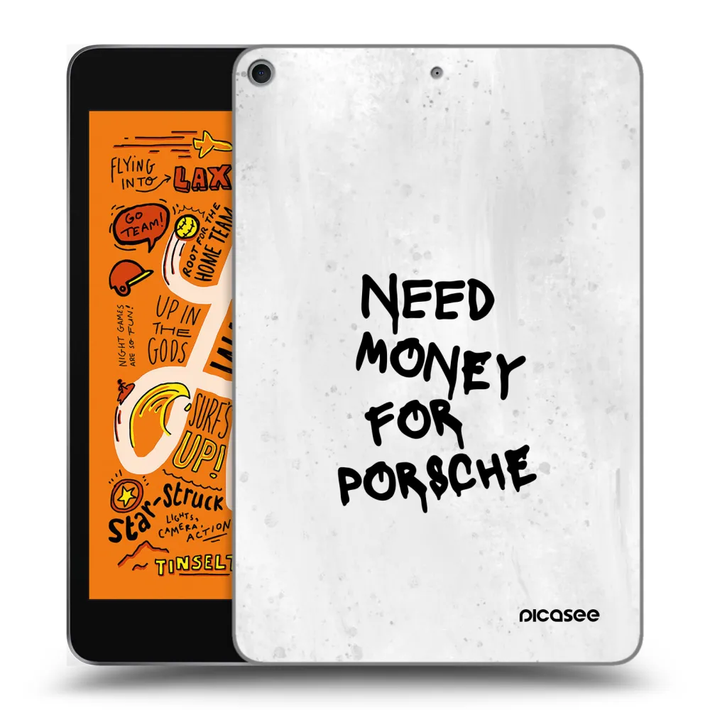 Picasee διαφανής θήκη σιλικόνης Apple iPad mini 2019 (5. gen) - White Dollar