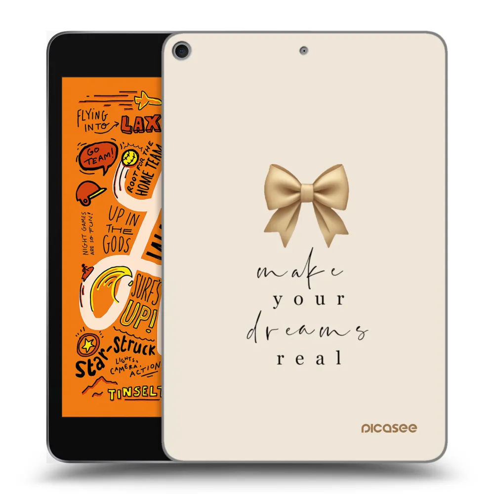 Picasee διαφανής θήκη σιλικόνης Apple iPad mini 2019 (5. gen) - Golden Dream