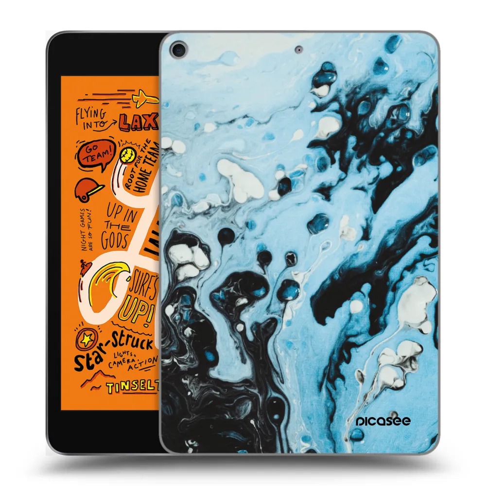 Picasee διαφανής θήκη σιλικόνης Apple iPad mini 2019 (5. gen) - Organic blue