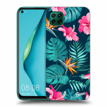 Θήκη για Huawei P40 Lite - Pink Monstera