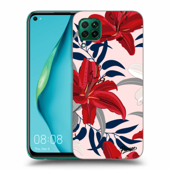 Θήκη για Huawei P40 Lite - Red Lily