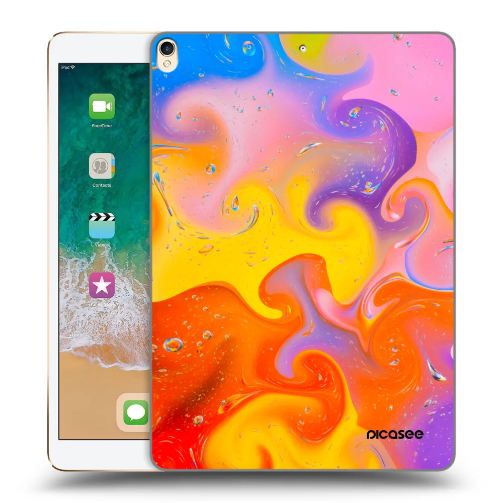 Picasee διαφανής θήκη σιλικόνης Apple iPad Pro 10.5" 2017 (2. gen) - Bubbles