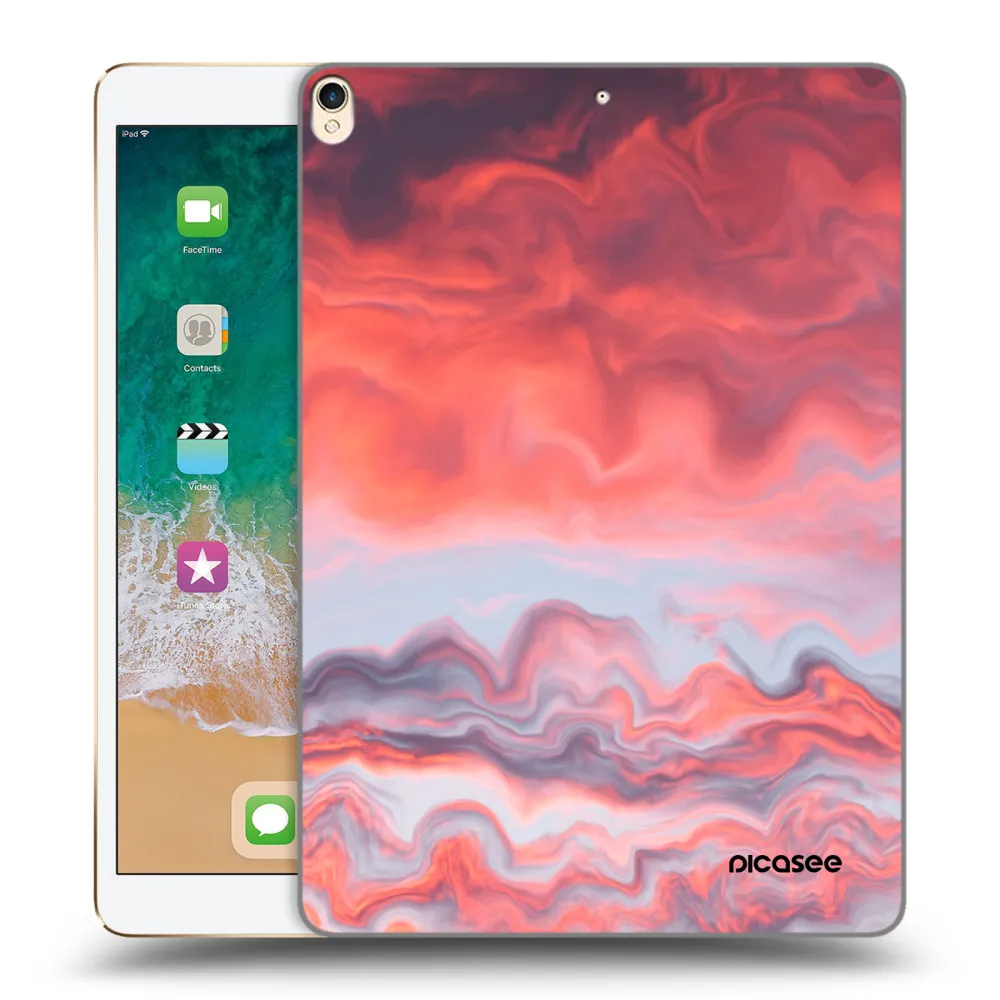 Picasee διαφανής θήκη σιλικόνης Apple iPad Pro 10.5" 2017 (2. gen) - Sunset