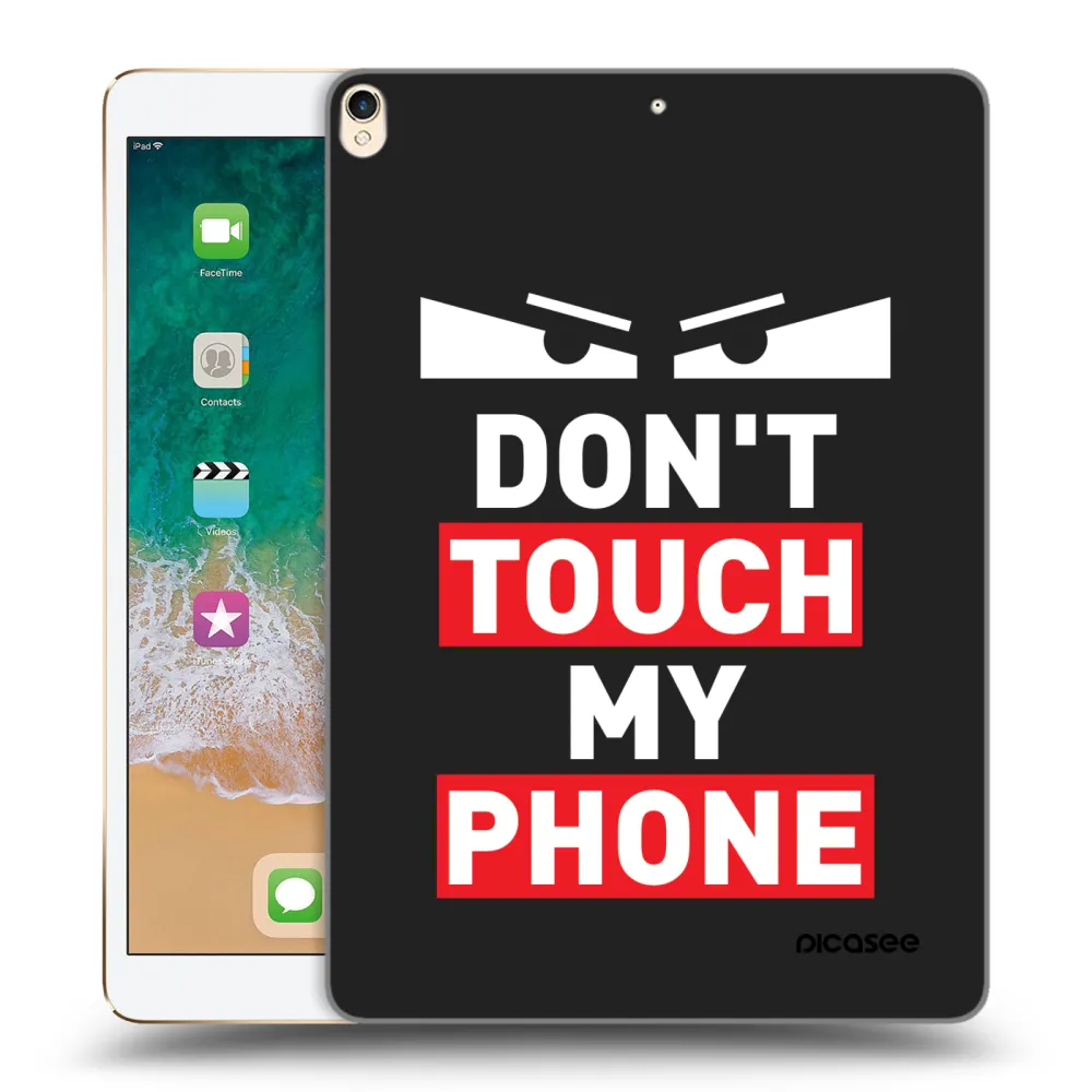 Picasee Μαύρη θήκη σιλικόνης για Apple iPad Pro 10.5" 2017 (2. gen) - Shadow Eye - Transparent