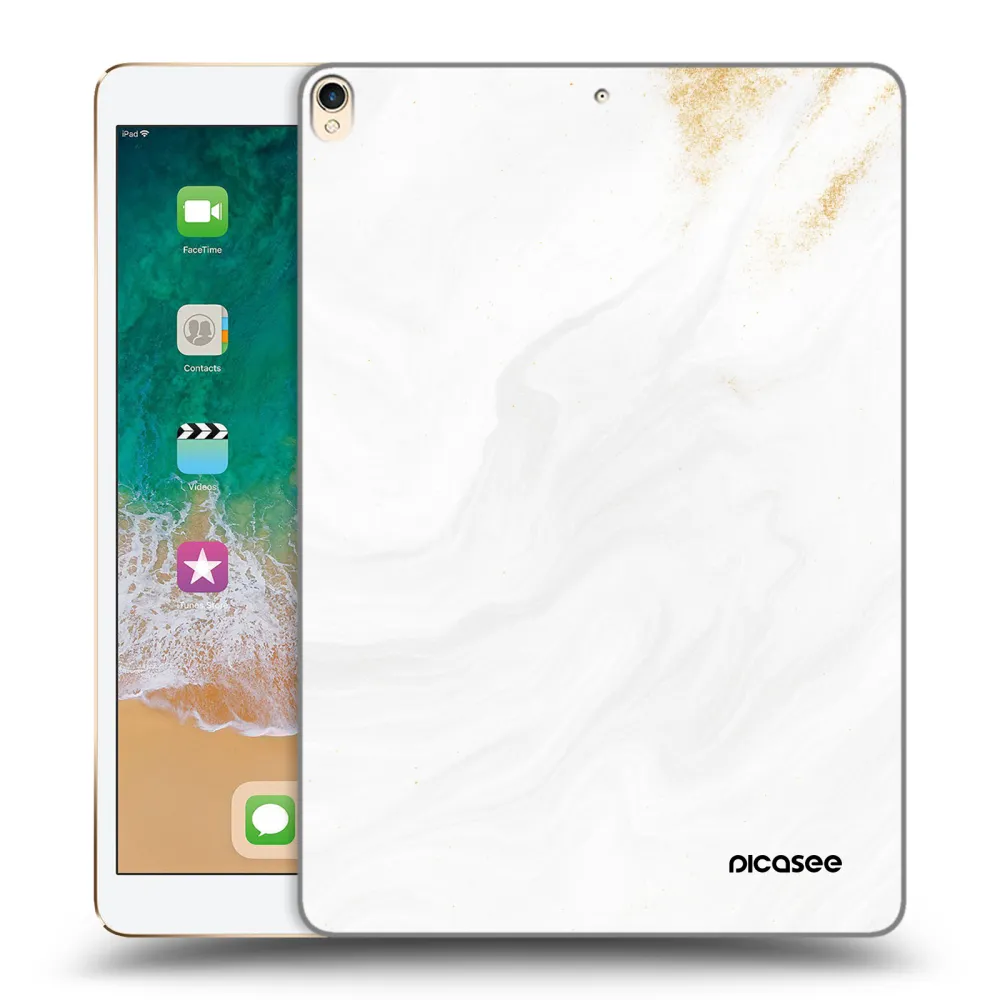 Picasee διαφανής θήκη σιλικόνης Apple iPad Pro 10.5" 2017 (2. gen) - White