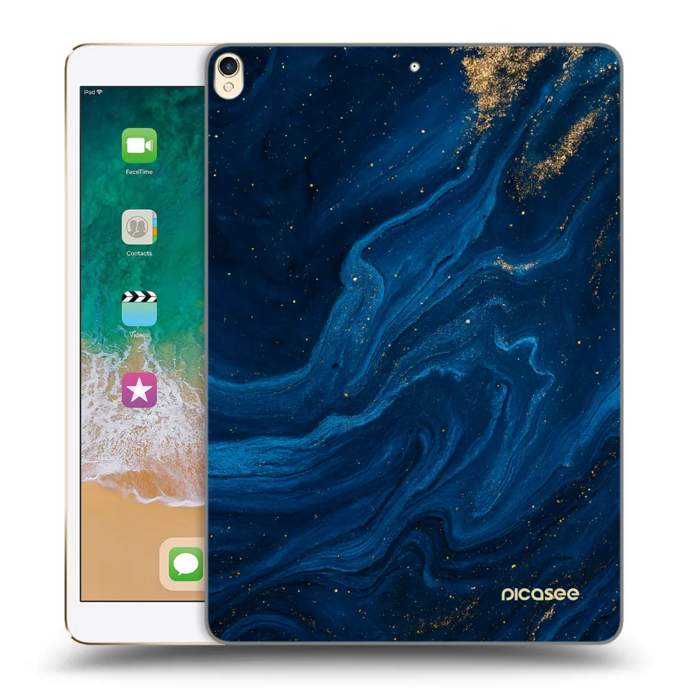 Picasee διαφανής θήκη σιλικόνης Apple iPad Pro 10.5" 2017 (2. gen) - Blue