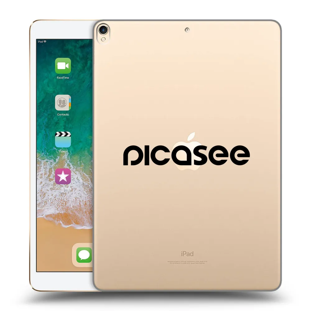 Picasee διαφανής θήκη σιλικόνης Apple iPad Pro 10.5" 2017 (2. gen) - Picasee - new logo - black
