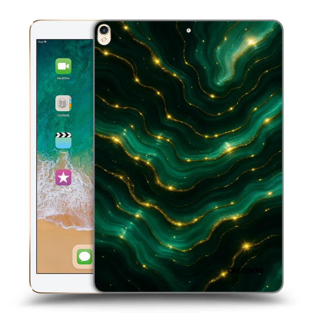 Picasee διαφανής θήκη σιλικόνης Apple iPad Pro 10.5" 2017 (2. gen) - Emerald