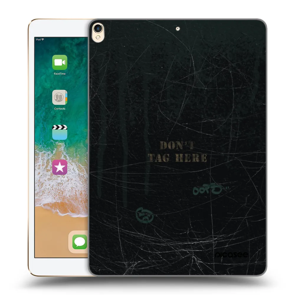 Picasee διαφανής θήκη σιλικόνης Apple iPad Pro 10.5" 2017 (2. gen) - DON´T TAG