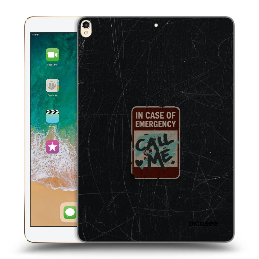 Picasee διαφανής θήκη σιλικόνης Apple iPad Pro 10.5" 2017 (2. gen) - EMERGENCY