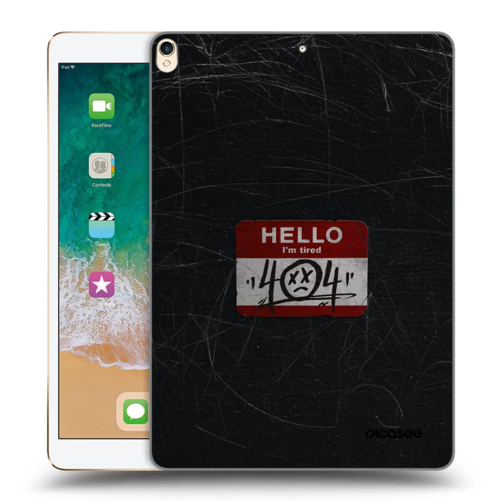 Picasee διαφανής θήκη σιλικόνης Apple iPad Pro 10.5" 2017 (2. gen) - HELLO 404