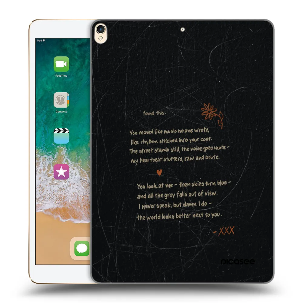 Picasee διαφανής θήκη σιλικόνης Apple iPad Pro 10.5" 2017 (2. gen) - POET
