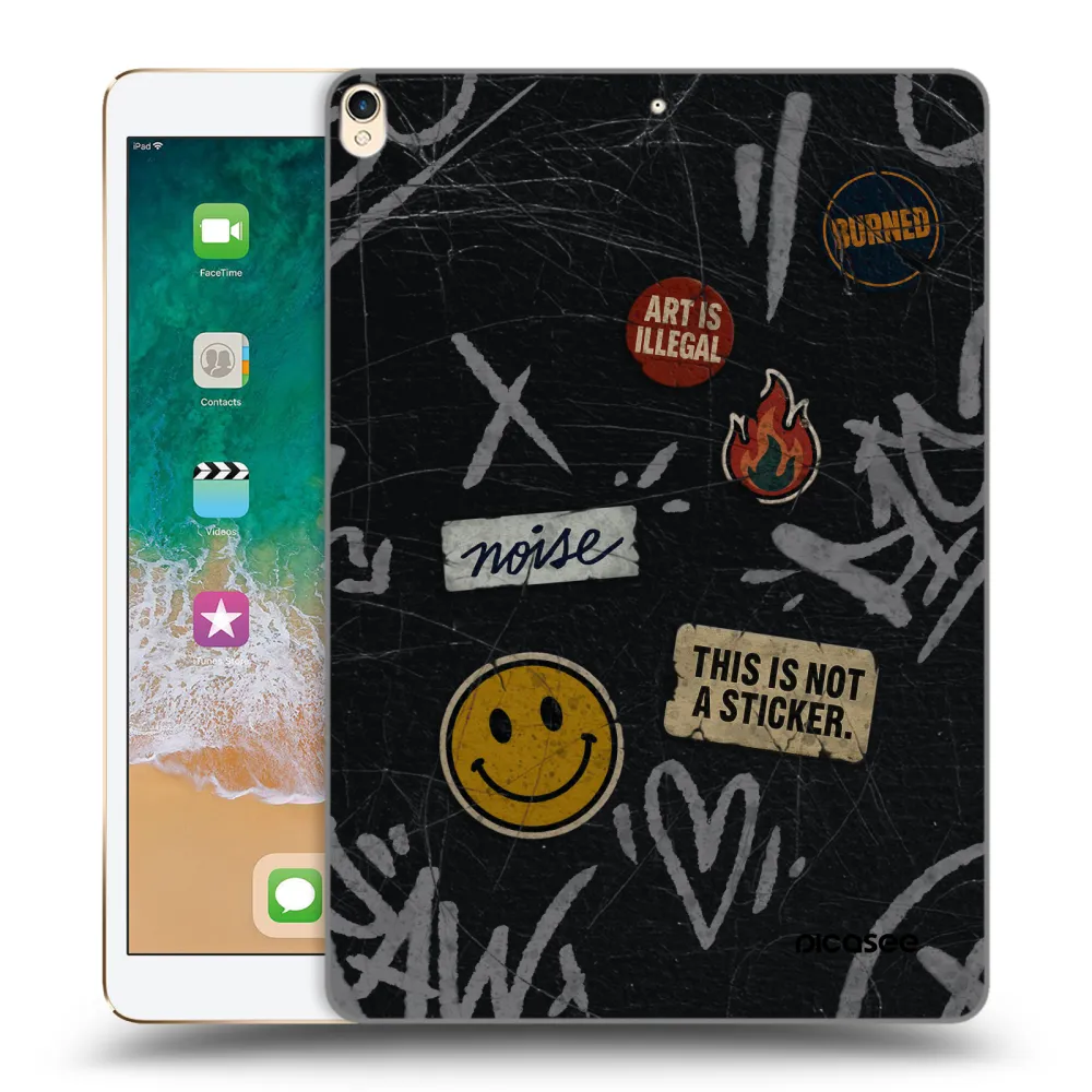 Picasee διαφανής θήκη σιλικόνης Apple iPad Pro 10.5" 2017 (2. gen) - STICKERS x TAGS