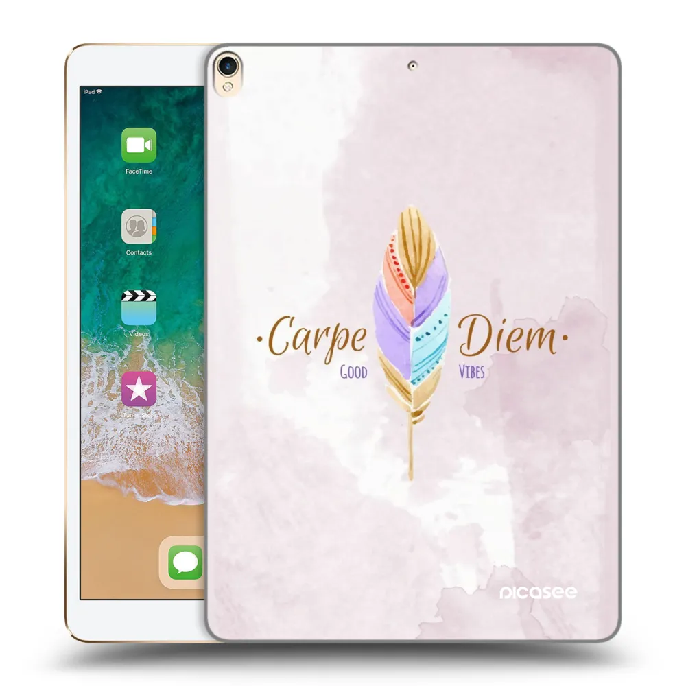 Picasee διαφανής θήκη σιλικόνης Apple iPad Pro 10.5" 2017 (2. gen) - Carpe Diem