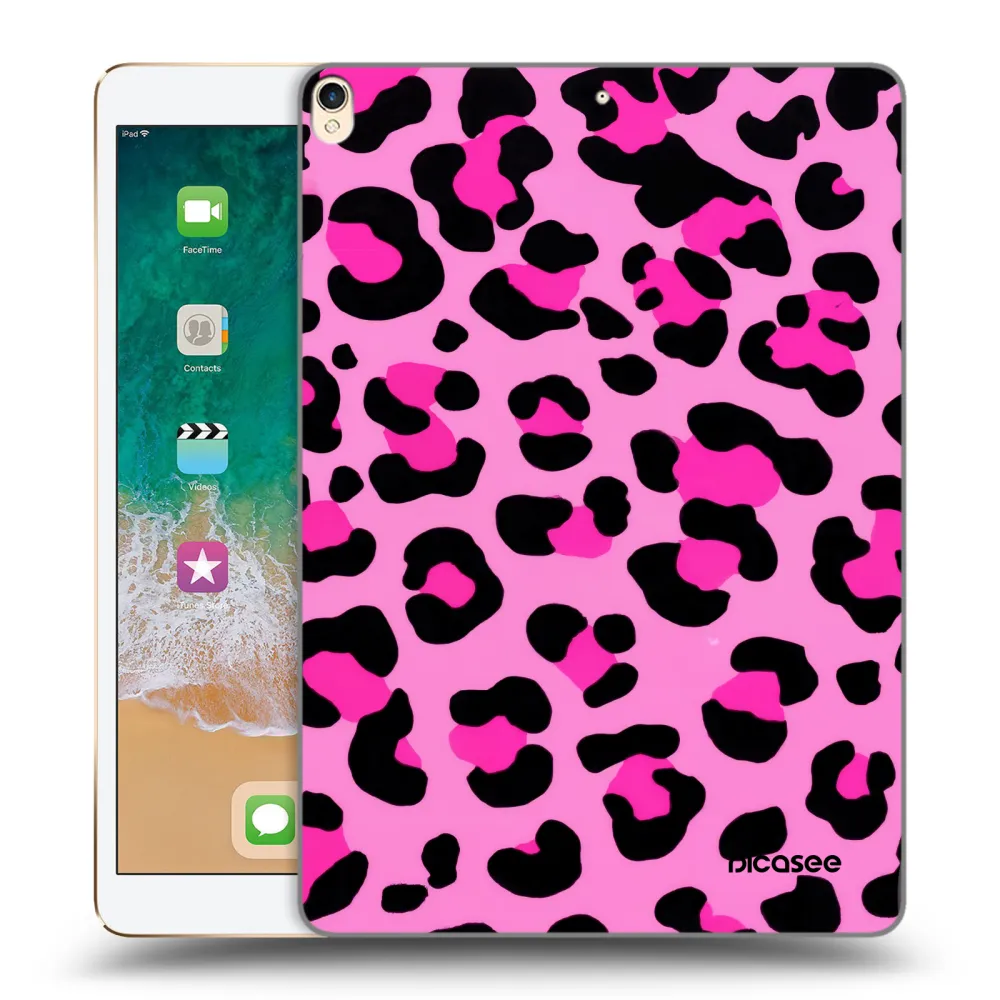 Picasee διαφανής θήκη σιλικόνης Apple iPad Pro 10.5" 2017 (2. gen) - Pink Tiger