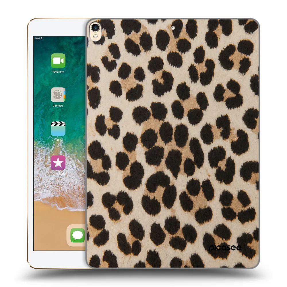 Picasee διαφανής θήκη σιλικόνης Apple iPad Pro 10.5" 2017 (2. gen) - Brown Tiger