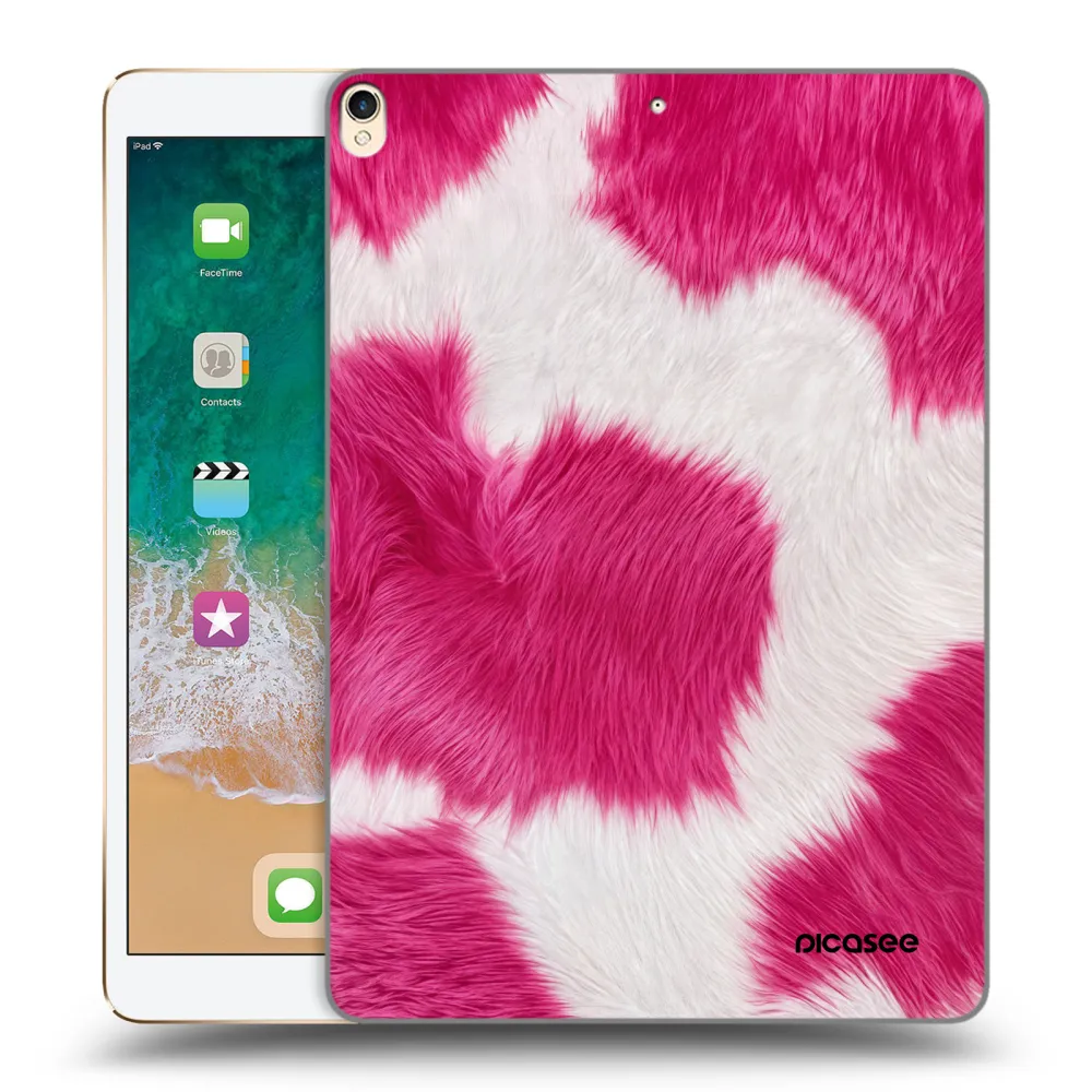 Picasee διαφανής θήκη σιλικόνης Apple iPad Pro 10.5" 2017 (2. gen) - Pink Moo