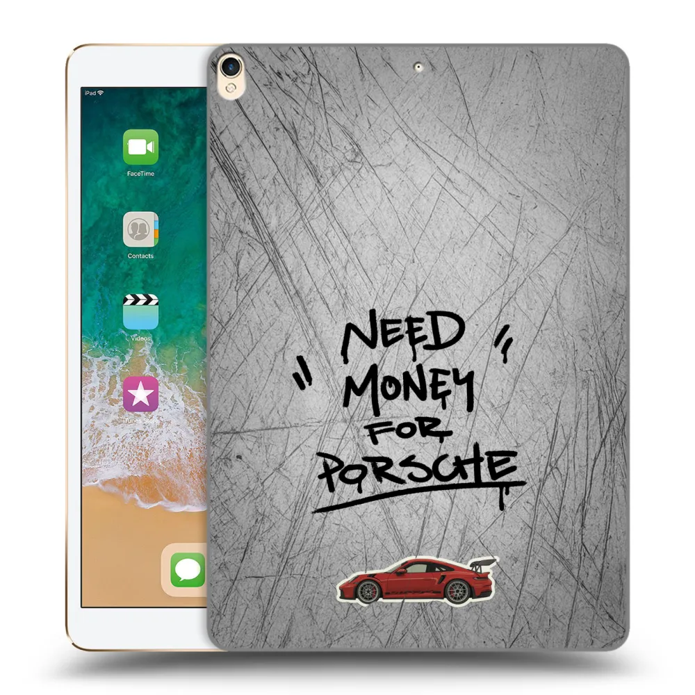 Picasee διαφανής θήκη σιλικόνης Apple iPad Pro 10.5" 2017 (2. gen) - Grey Drift