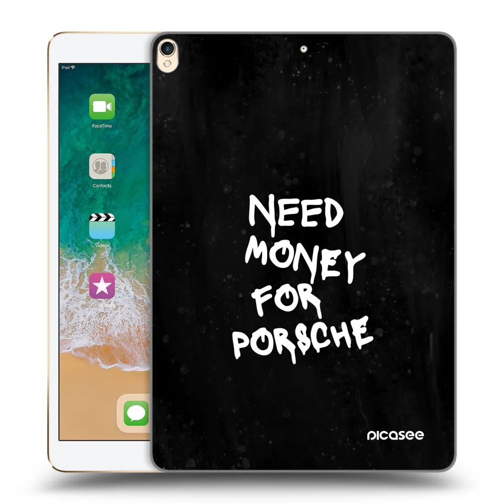 Picasee διαφανής θήκη σιλικόνης Apple iPad Pro 10.5" 2017 (2. gen) - Black Dollar